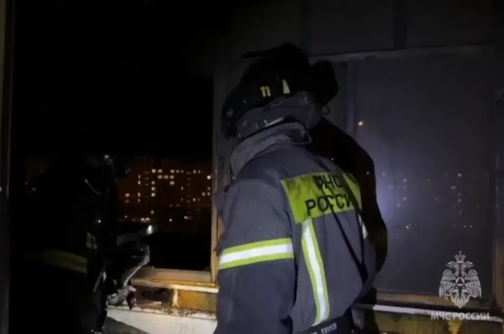 Пожар на балконе в Тольятти: мужчина получил ожоги