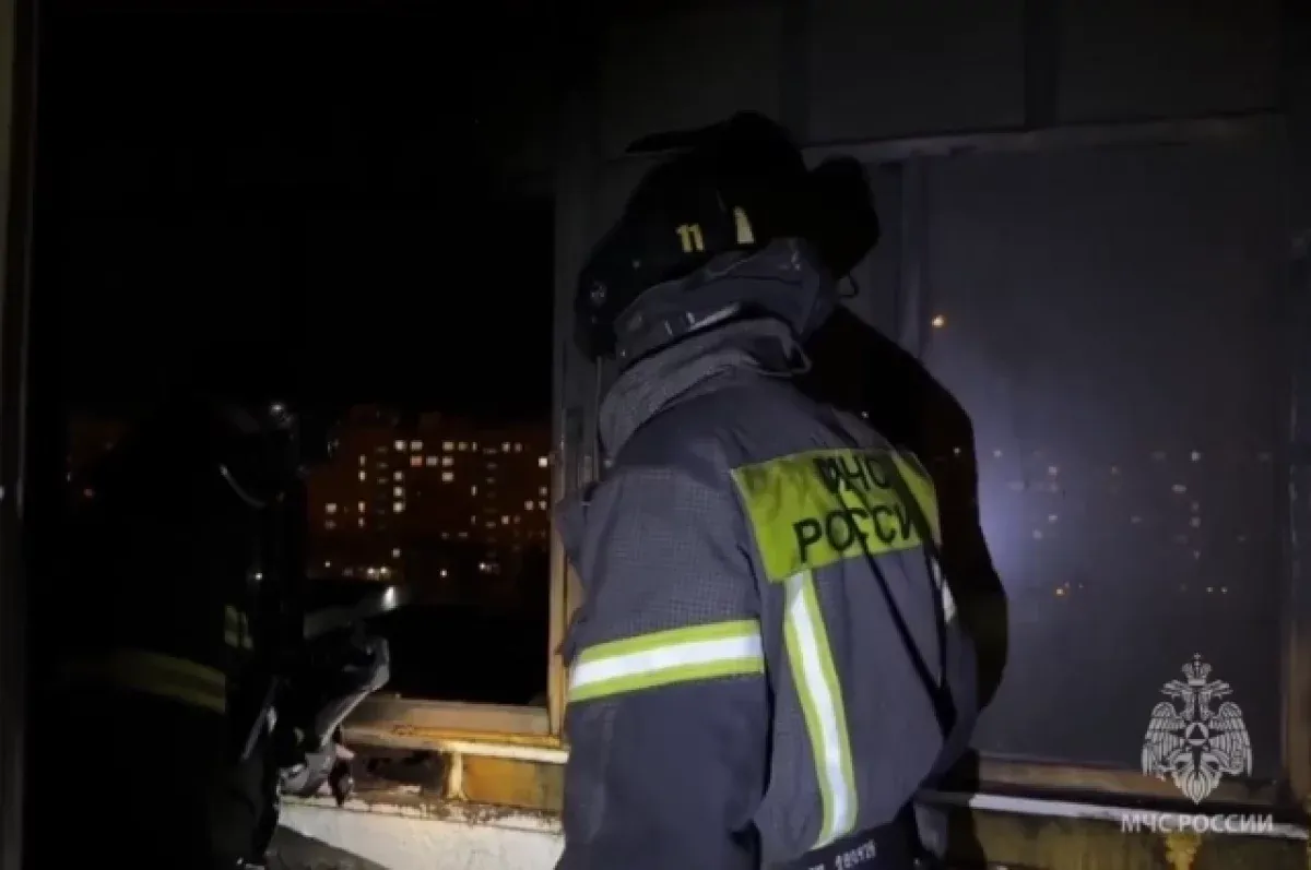 Пожар на балконе в Тольятти: мужчина получил ожоги